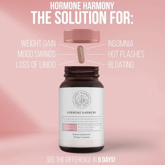 Feature-Benefit ad for a women's supplement brand