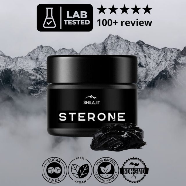 Testimonial ad for a men's supplement brand
