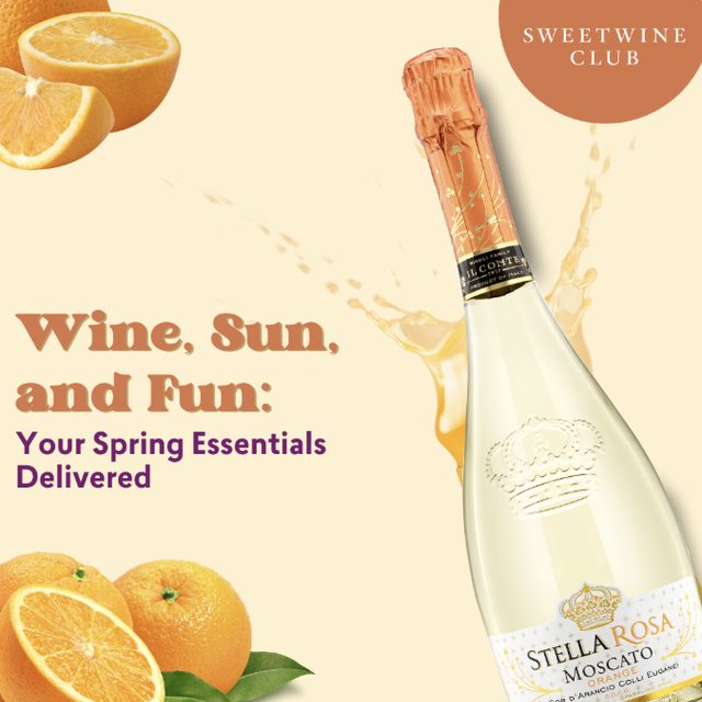 Headline ad for a wine club brand